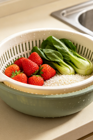 Kitchen Colander Strainer Basket